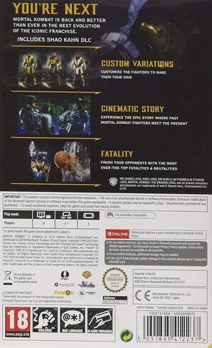 Mortal Kombat 11 (Nintendo Switch) in Saudi Arabia