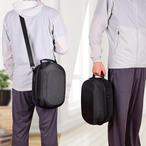 DDgro Hard Carrying Case for PlayStation VR2 Gaming Headset & Touch Controllers, PS VR2 Accessories Storage Bag with Lens Cover, Mesh Pocket and Shoulder Strap (Classic Black) in Kuwait