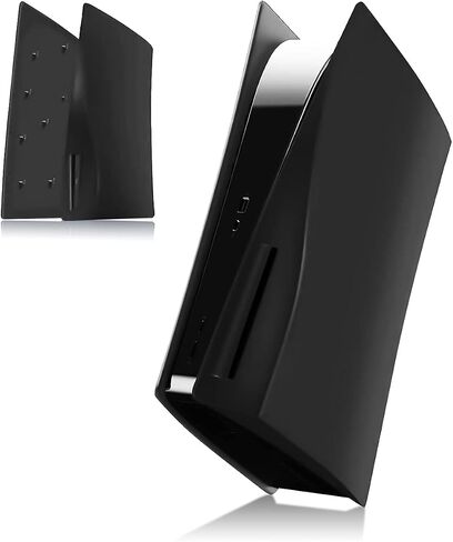 IQIKU PS5 Plates for Disc Edition, PS5 Cover, Hard Shock Resistant PS5 Shell (Black) in Saudi Arabia