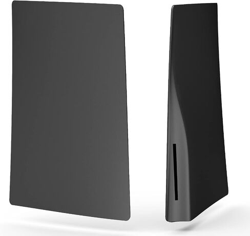 IQIKU PS5 Plates for Disc Edition, PS5 Cover, Hard Shock Resistant PS5 Shell (Black) in Saudi Arabia