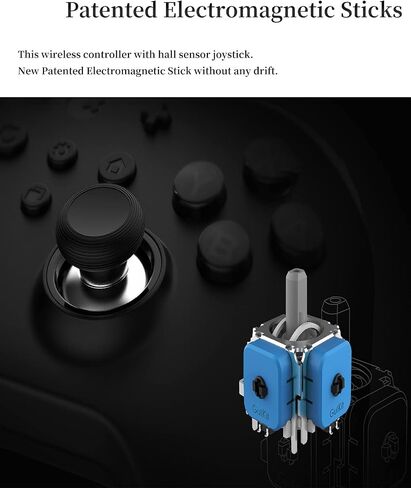 Tinbinx (No Stick Drift) KingKong2 Pro Wireless Controller for Switch, Compatible with Switch/Switch Lite/Switch OLED/PC/Android/Mac/IOS, Motion Control/NFC (white) in Saudi Arabia
