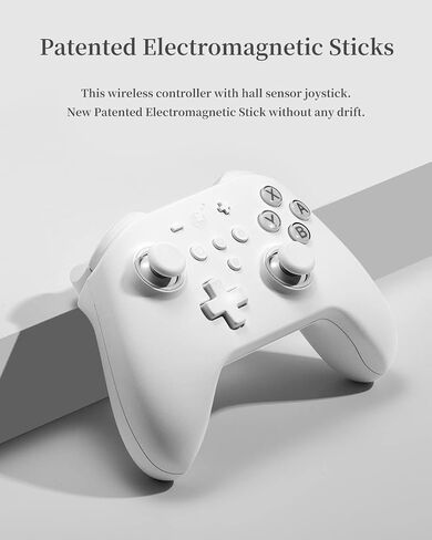 Tinbinx (No Stick Drift) KingKong2 Pro Wireless Controller for Switch, Compatible with Switch/Switch Lite/Switch OLED/PC/Android/Mac/IOS, Motion Control/NFC (white) in Saudi Arabia