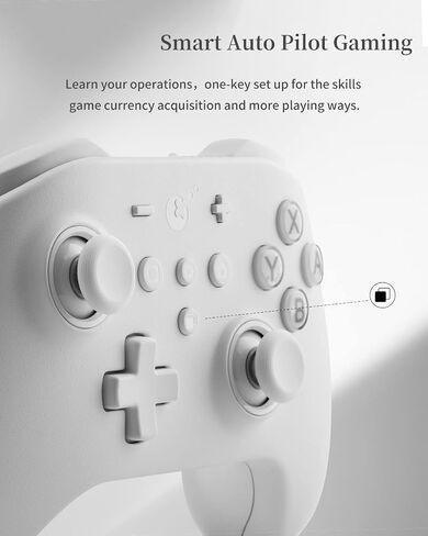 Tinbinx (No Stick Drift) KingKong2 Pro Wireless Controller for Switch, Compatible with Switch/Switch Lite/Switch OLED/PC/Android/Mac/IOS, Motion Control/NFC (white) in Saudi Arabia
