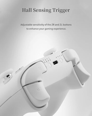 Tinbinx (No Stick Drift) KingKong2 Pro Wireless Controller for Switch, Compatible with Switch/Switch Lite/Switch OLED/PC/Android/Mac/IOS, Motion Control/NFC (white) in Saudi Arabia