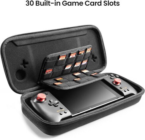 tomtoc Carrying Case for Hori Nintendo Switch Split Pad Pro Controller, Hard Shell Protective Travel Bag with 30 Game Cartridges, Switch Binbok Joy Pad Controllers case, Shockproof, Lightweight in Saudi Arabia