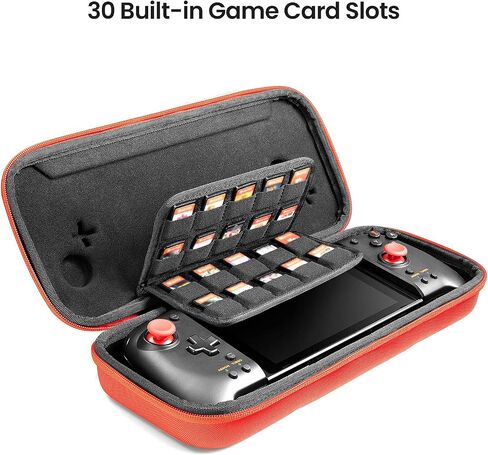 tomtoc Carrying Case for Hori Nintendo Switch Split Pad Pro Controller, Hard Shell Protective Travel Bag with 30 Game Cartridges, Switch Binbok Joy Pad Controllers case, Shockproof, Lightweight in Saudi Arabia
