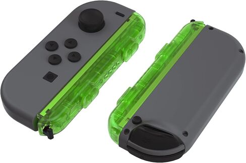 غلاف بديل extremeRate DIY لحزام Joycon، أزرار غطاء حزام المعصم لوحدة التحكم المخصصة باللون الأرجواني والأزرق من أجل Nintendo Switch & Switch OLED Model - 2 Pack in Kuwait