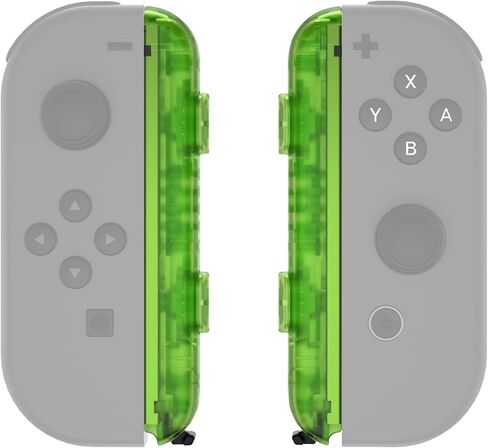 غلاف بديل extremeRate DIY لحزام Joycon، أزرار غطاء حزام المعصم لوحدة التحكم المخصصة باللون الأرجواني والأزرق من أجل Nintendo Switch & Switch OLED Model - 2 Pack in Kuwait