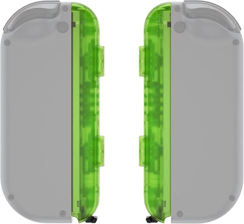 غلاف بديل extremeRate DIY لحزام Joycon، أزرار غطاء حزام المعصم لوحدة التحكم المخصصة باللون الأرجواني والأزرق من أجل Nintendo Switch & Switch OLED Model - 2 Pack in Kuwait