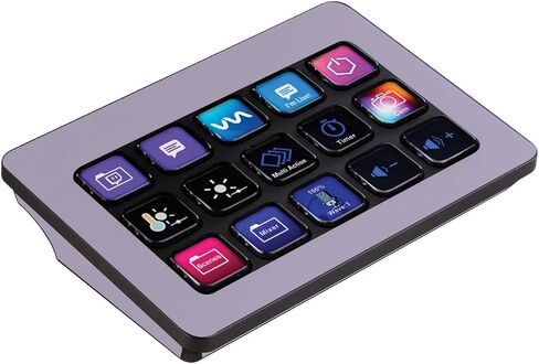 MightySkins Skin Compatible with Elgato Stream Deck MK.2 - Solid Lilac | Protective, Durable, and Unique Vinyl Decal wrap Cover | Easy to Apply, Remove, and Change Styles | Made in The USA in Saudi Arabia