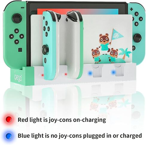 HEATFUN 4-Port Charge Dock for Nintendo Switch 2 Joy-Con 2, 6-Card Storage in Kuwait