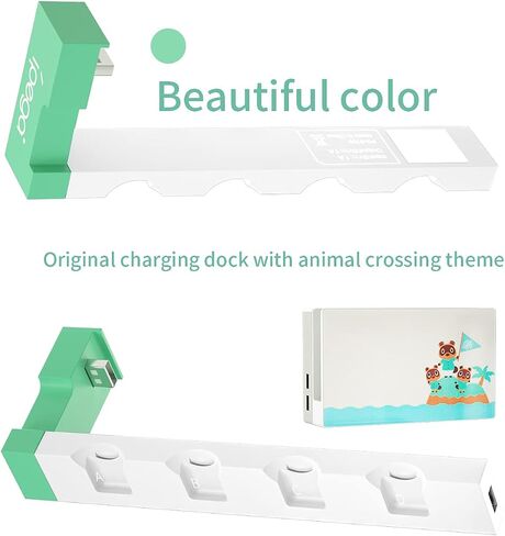 HEATFUN 4-Port Charge Dock for Nintendo Switch 2 Joy-Con 2, 6-Card Storage in Kuwait