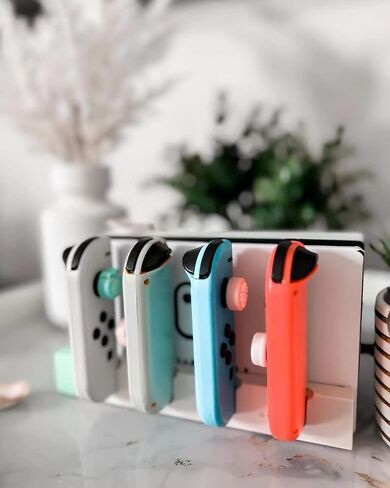 HEATFUN 4-Port Charge Dock for Nintendo Switch 2 Joy-Con 2, 6-Card Storage in Kuwait