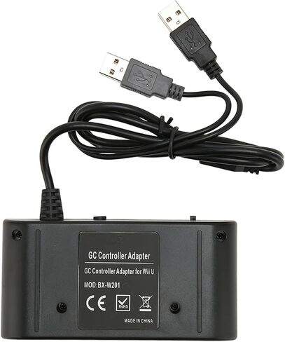 محول وحدة التحكم لجهاز جيم كيوب، محول مقبض GC 3 في 1، 4 منافذ مع وظيفة توربو والاهتزاز، محول وحدة تحكم الألعاب قابس USB وتشغيل للتبديل، لجهاز Wii U، الكمبيوتر الشخصي in Kuwait