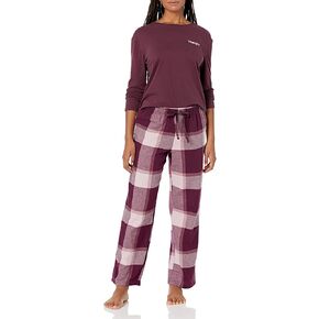 Wrangler Women's Long Sleeve Flannel Top and Pant Pajama Set in Kuwait
