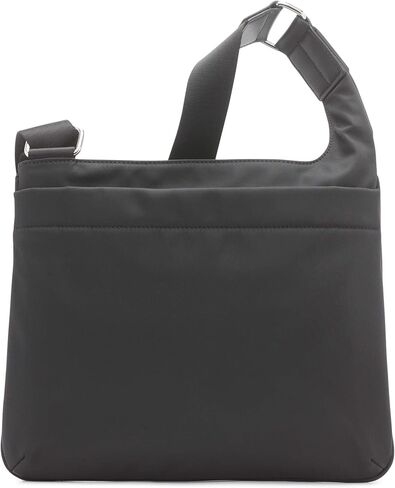 Calvin Klein Jessie Top Zip Organizational Crossbody, Black/Silver in Saudi Arabia