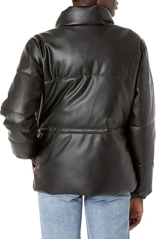 Levi's Women's Faux Leather Cinch Waist Bubble Puffer in Kuwait