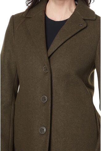 Calvin Klein Single Breasted Peacoat Chocolate Melange XS (US 2-4) in Saudi Arabia