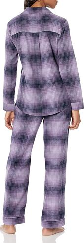 Wrangler Women's Long Sleeve Flannel Top and Pant Pajama Set in Kuwait