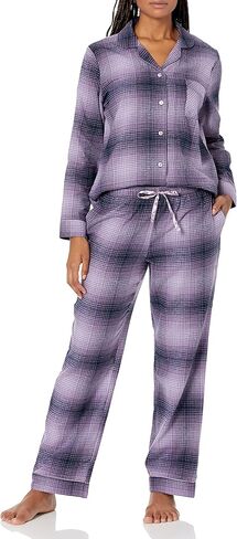 Wrangler Women's Long Sleeve Flannel Top and Pant Pajama Set in Kuwait
