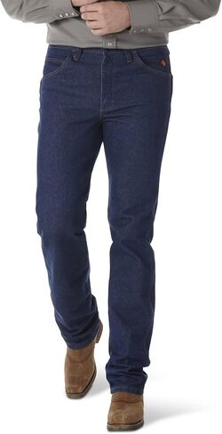 بنطلون جينز رجالي من Wrangler Riggs Workwear مقاوم للهب بقصة ضيقة in Kuwait