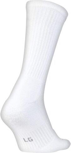 Under Armour Uniform Athletic Crew Sock - 3-Pack White, 9.0-11.0 in Saudi Arabia