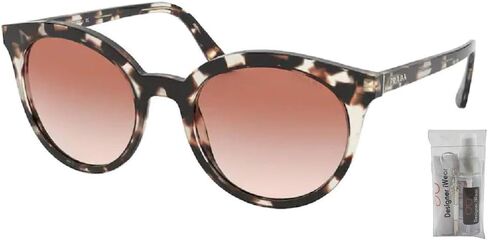 Prada PR02XS Round Sunglasses for Women + BUNDLE With Designer iWear Complimentary Eyewear Kit in Saudi Arabia