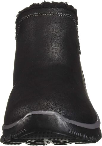 Skechers Women's Easy Going-Buried-Scooped Collar Bootie with Faux Fur Trim Ankle Boot in Saudi Arabia