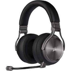 سماعة رأس Corsair CA-9011180-NA Virtuoso RGB Wireless Se للألعاب - صوت محيطي 7.1 عالي الدقة مع ميكروفون عالي الجودة - أغطية أذن من إسفنج الذاكرة - عمر بطارية يصل إلى 20 ساعة - جونميتال (متجدد) in Kuwait