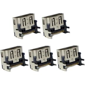 5Pcs HDMI Port Socket Connector for Sony Playstation 5 PS5 Socket Jack Interface Connector Replacement for PS5 Console in Saudi Arabia