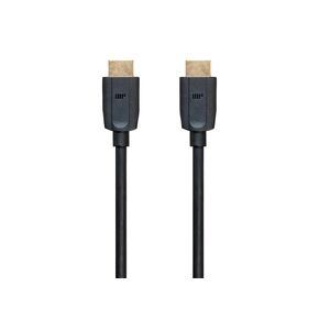 Monoprice 8K Ultra High Speed HDMI Cable - HDMI 2.1, 8K@60Hz, 4K@120Hz, 48Gbps, HDR, VRR, 10ft, No Logo, Black (Pack of 5) in Kuwait
