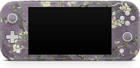 Tacky Design Almond Blossoms Decal Skin Compatible with Nintendo Switch Skin Wrap, Kawaii Pastel Skin for Nintendo Switch Lite Cover, Premium Vinyl 3M Full Wrap Decal (Light Blue) in Kuwait