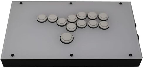 RAC-J800B-PC-W All Buttons Hitbox Style Arcade Joystick Fight Stick Game Controller For PC Sanwa OBSF-24 30 in Kuwait