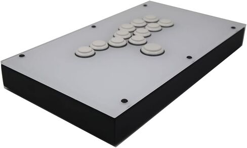 RAC-J800B-PC-W All Buttons Hitbox Style Arcade Joystick Fight Stick Game Controller For PC Sanwa OBSF-24 30 in Kuwait