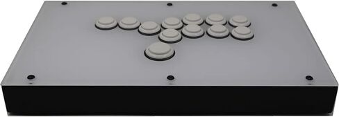RAC-J800B-PC-W All Buttons Hitbox Style Arcade Joystick Fight Stick Game Controller For PC Sanwa OBSF-24 30 in Kuwait