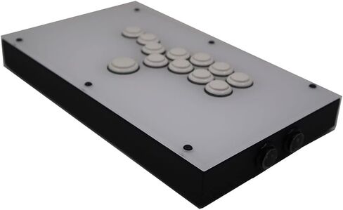 RAC-J800B-PC-W All Buttons Hitbox Style Arcade Joystick Fight Stick Game Controller For PC Sanwa OBSF-24 30 in Kuwait