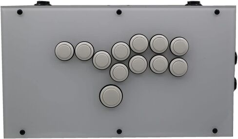 RAC-J800B-PC-W All Buttons Hitbox Style Arcade Joystick Fight Stick Game Controller For PC Sanwa OBSF-24 30 in Kuwait