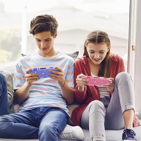 حافظة واقية DLseego Pink Glitter لجهاز Switch Lite، غطاء TPU ناعم من الكريستال الشفاف اللامع مع تصميم ممتص للصدمات ومضاد للخدش، جلد لامع لطيف لإصدار Switch 2019 in Kuwait