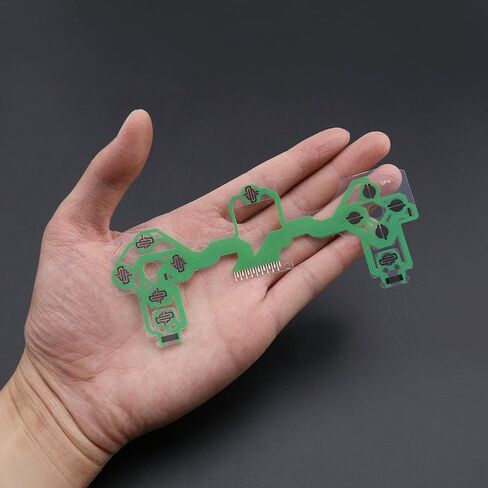3pcs Conductive Film Replacement Handle Keypad Repair Pads Flexible Controller Membrane Conductive Film Compatible with PS4 Controller JD-M-050 JD-M-055 in Kuwait