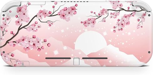 Tacky design Sakura Skin Compatible with Nintendo Switch lite Skin, Cherry Blossom Switch lite Skin Vinyl 3m Stickers Full wrap Cover in Saudi Arabia
