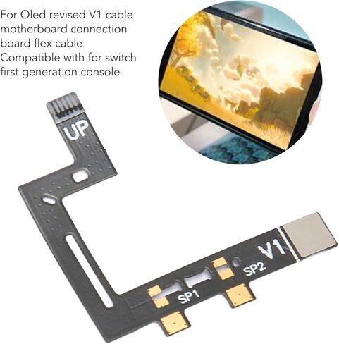 كابل Flex sx Switch OLED المنقح V1، كابل بيانات وحدة المعالجة المركزية Ns Switch OLED Flex Sx Switch OLED المنقحة V1 كابل TX PCB، استبدال كابل وحدة المعالجة المركزية لوحدة التحكم في الألعاب لـ OLED Flex Sx in Kuwait
