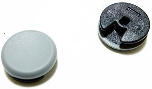 اغطية ازرار ابهام بديلة لعصا التحكم التناظرية ثلاثية الابعاد لجهاز نينتندو 3DS LL / 3DS XL (رمادي داكن) in Kuwait