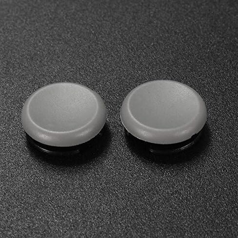 اغطية ازرار ابهام بديلة لعصا التحكم التناظرية ثلاثية الابعاد لجهاز نينتندو 3DS LL / 3DS XL (رمادي داكن) in Kuwait