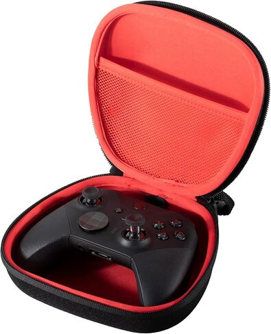 حقيبة سفر PlayRealm قابلة لإعادة الشحن عن طريق كابل متوافق مع أجهزة PS5 وPS4 وXbox Series/One ووحدة تحكم Switch Pro (أحمر) in Saudi Arabia