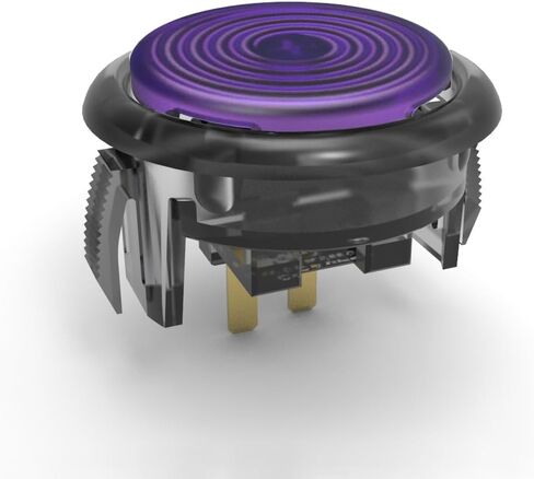 15pcs Button Caps for Mechanical Push Buttons Punk Caps for Cherry MX Switches Cap Kailh Switches Cap (13pcs 24mm Button caps+2pcs 30mm Button caps Black) in Kuwait