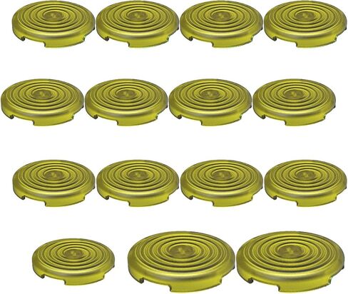 15pcs Button Caps for Mechanical Push Buttons Punk Caps for Cherry MX Switches Cap Kailh Switches Cap (13pcs 24mm Button caps+2pcs 30mm Button caps Black) in Saudi Arabia