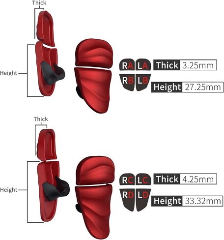 PlayVital Dune 2 Pairs Trigger Stop Shoulder Buttons Extension Kit for ps5 Controller, Stopper Bumper Trigger Extenders for PS Portal, Game Improvement Adjusters for ps5 Edge - Black in Kuwait
