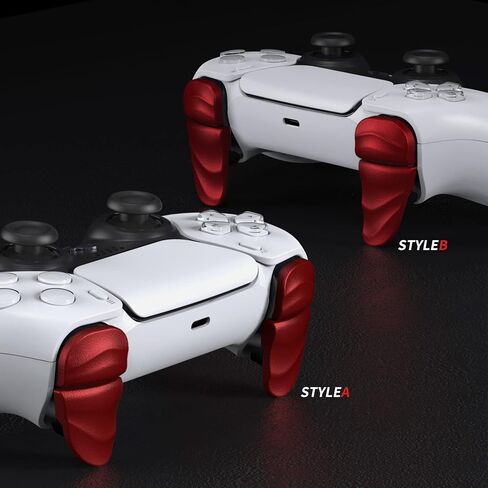 PlayVital Dune 2 Pairs Trigger Stop Shoulder Buttons Extension Kit for ps5 Controller, Stopper Bumper Trigger Extenders for PS Portal, Game Improvement Adjusters for ps5 Edge - Black in Kuwait