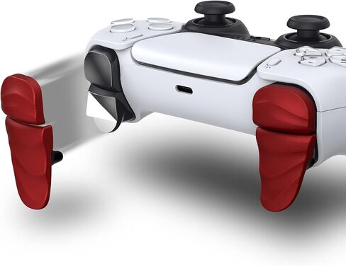 PlayVital Dune 2 Pairs Trigger Stop Shoulder Buttons Extension Kit for ps5 Controller, Stopper Bumper Trigger Extenders for PS Portal, Game Improvement Adjusters for ps5 Edge - Black in Kuwait