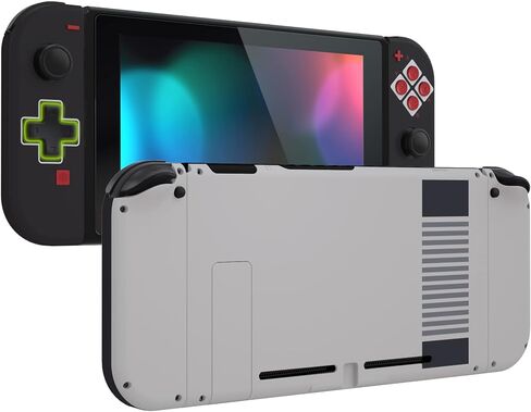 إصدار eXtremeRate Dpad مخصص لمجموعة كاملة من شل لجهاز Nintendo Switch، لوحة خلفية لوحدة التحكم بديلة ناعمة الملمس، مبيت وحدة التحكم المحمولة NS Joycon وأزرار لجهاز Nintendo Switch - نمط SNES الكلاسيكي in Kuwait